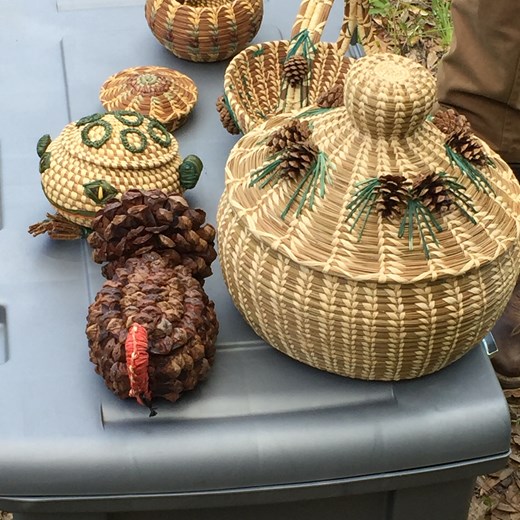 Elliott Abbey of the Alabama-Coushatta Tribe Discussed Use of Longleaf Pine for Traditional Basket Construction