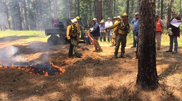 Certified Prescribed Burn Manager Course in Lufkin, TX.