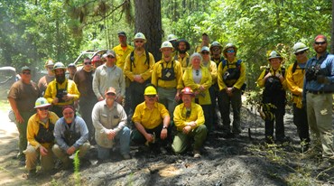Texas Longleaf Team Assists with Delivering Fire Course